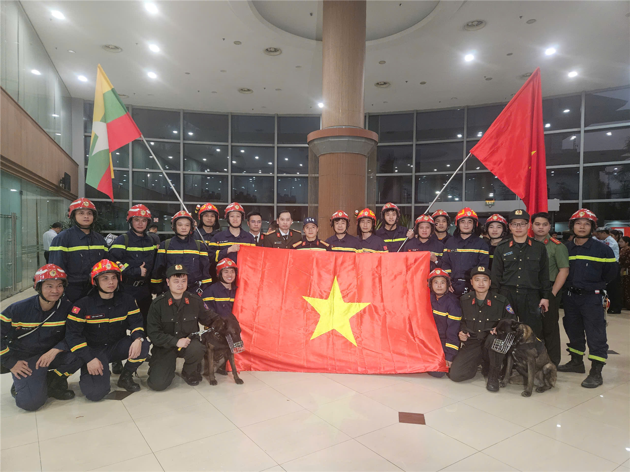 Đoàn công tác bắt đầu thực hiện nhiệm vụ tại Myanmar.