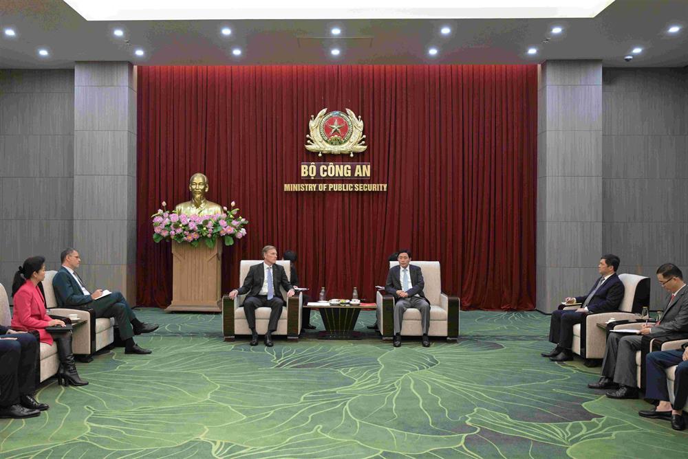 Quang cảnh buổi tiếp.