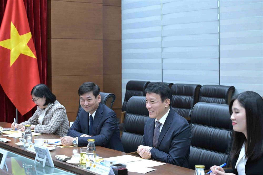 Bộ trưởng Lương Tam Quang phát biểu tại buổi tiếp.
