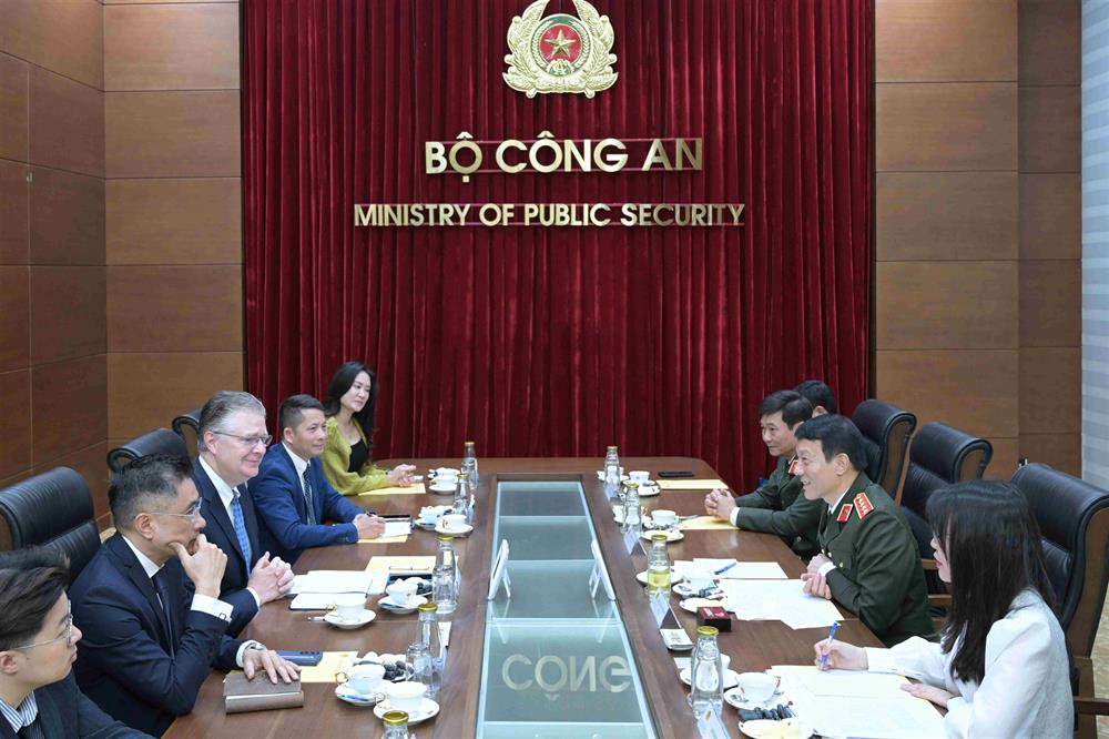 Quang cảnh buổi tiếp.