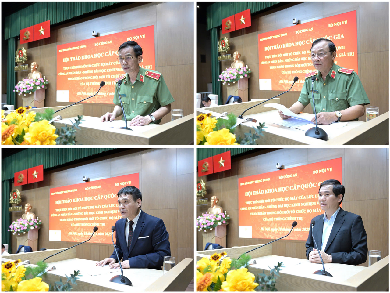Các đại biểu phát biểu tham luận tại Hội thảo.