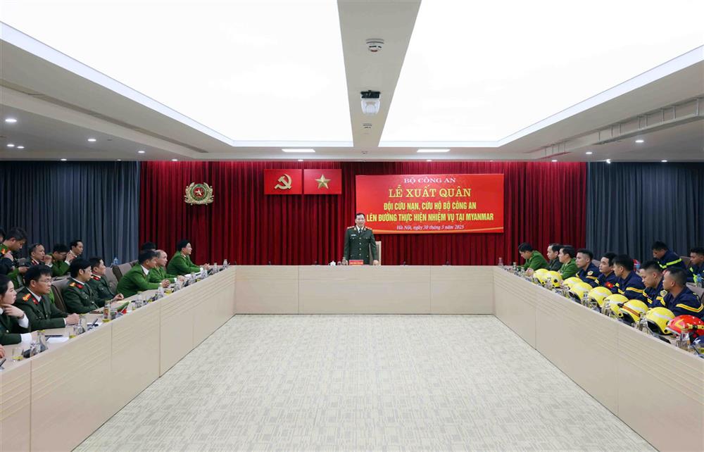 Toàn cảnh Lễ xuất quân.