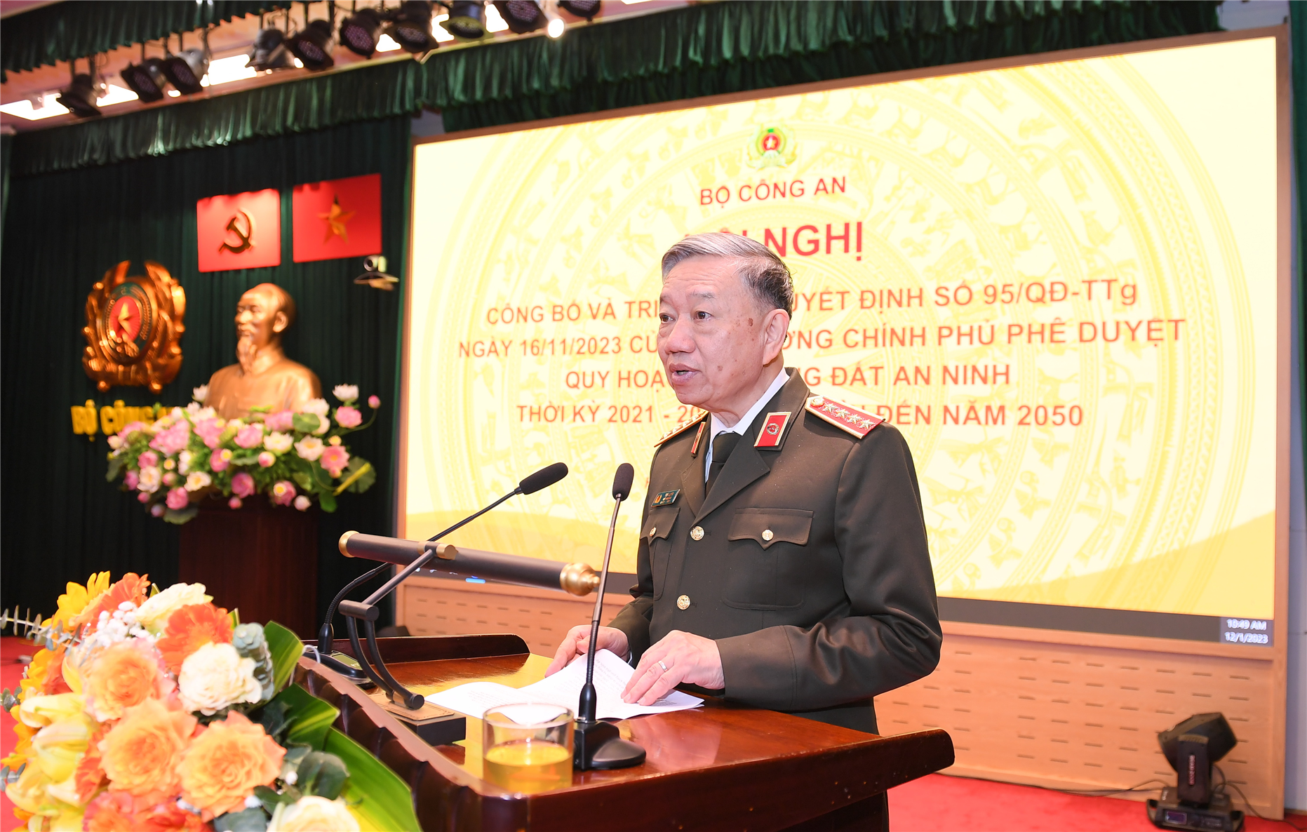 Bộ trưởng Tô Lâm phát biểu tại Hội nghị.