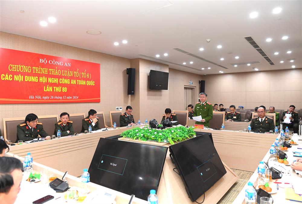Thứ trưởng Nguyễn Ngọc Lâm chủ trì