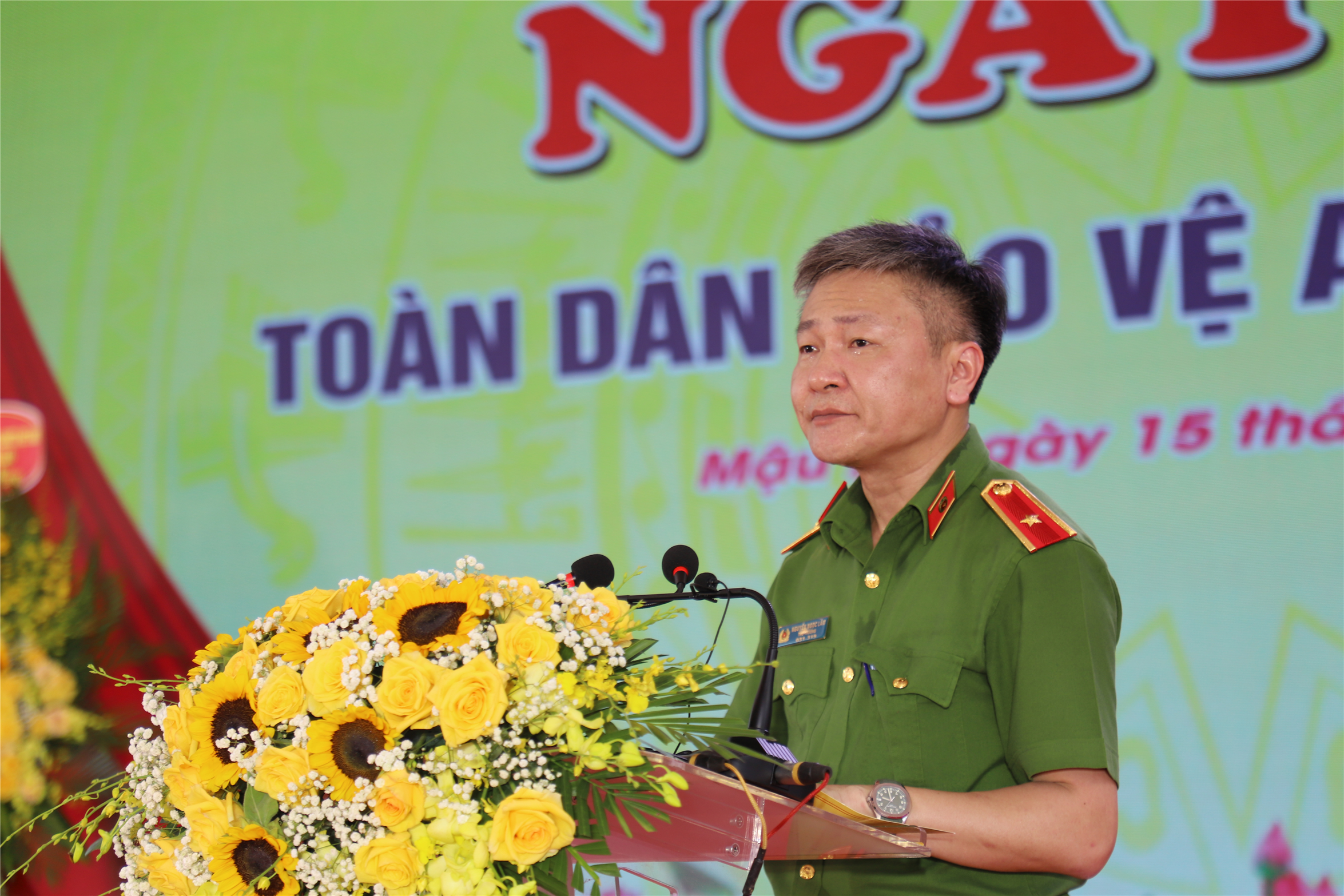 Thứ trưởng Nguyễn Ngọc Lâm phát biểu tại Ngày hội.