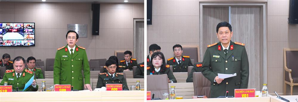 Các đại biểu phát biểu tại Hội nghị.