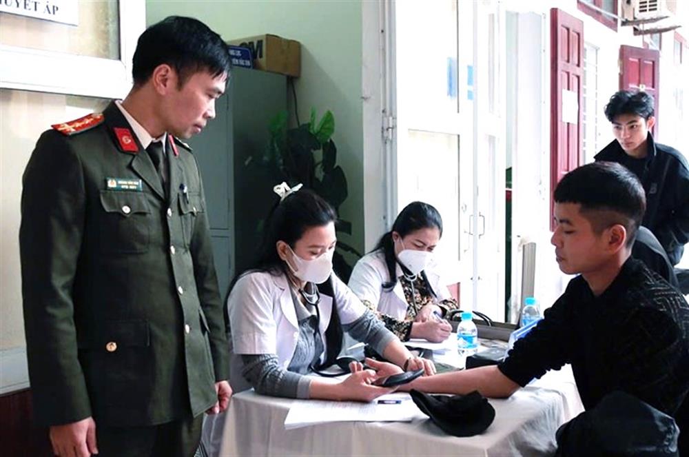 Công an tỉnh Hà Tĩnh tổ chức khám phúc tra sức khỏe công dân thực hiện nghĩa vụ CAND.