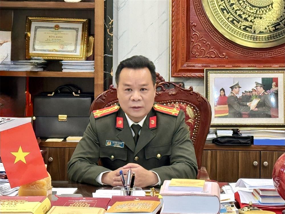 Đại tá Hà Văn Tuyên, Bí thư Đảng uỷ, Giám đốc Công an tỉnh Bắc Kạn nhấn mạnh