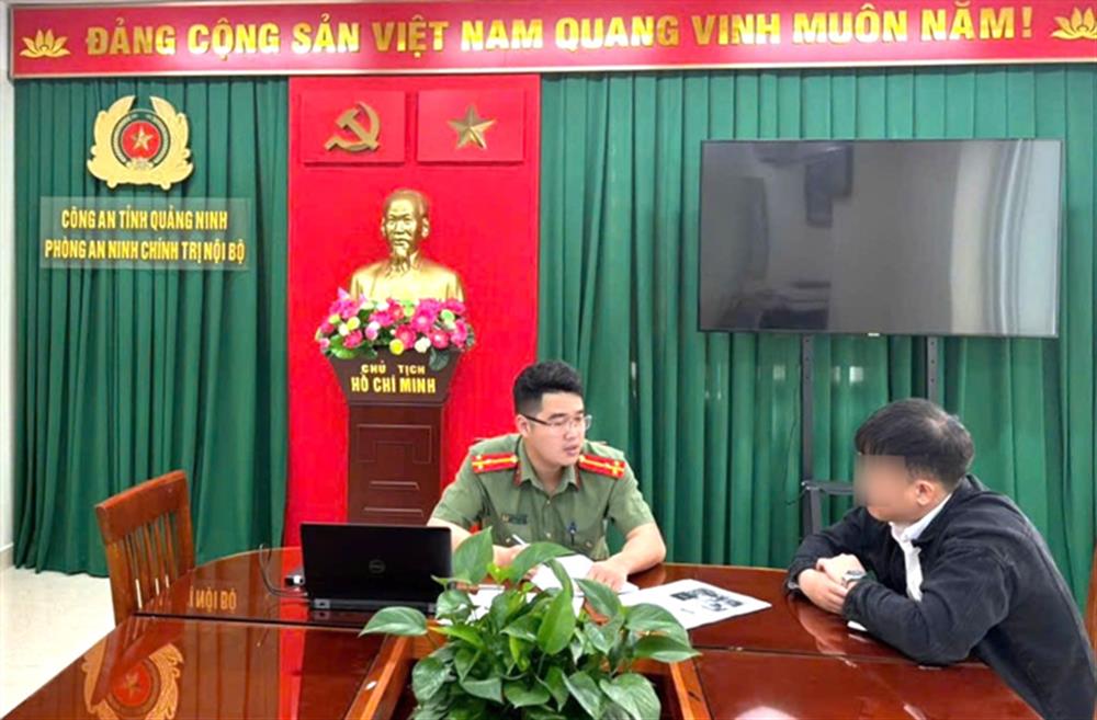 Cơ quan Công an làm việc với Đ.T.C.