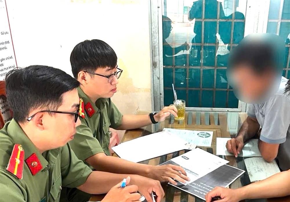 Cơ quan Công an làm việc với H.S.T.