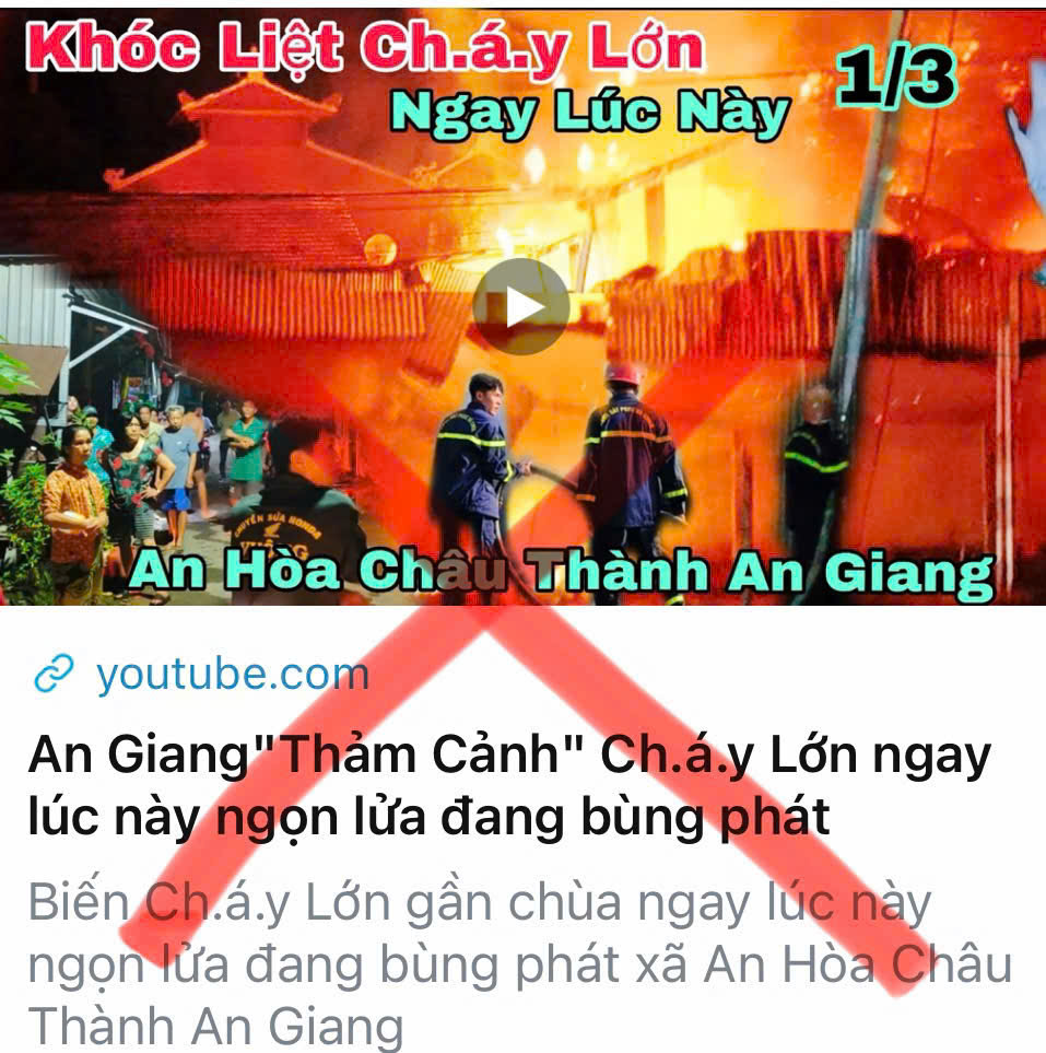 Nội dung “giật tít, câu like” mà H.S.T đã đăng.