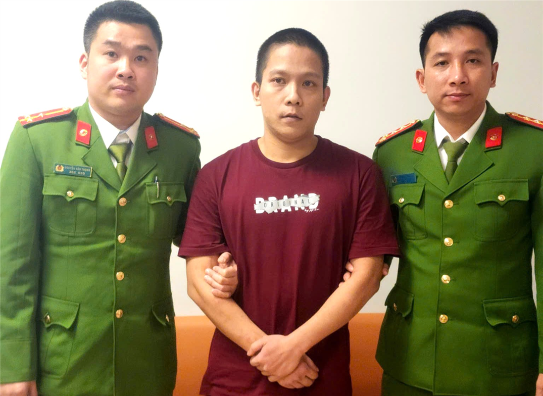 Đối tượng Nguyễn Văn Hợi bị cơ quan Công an bắt giữ.