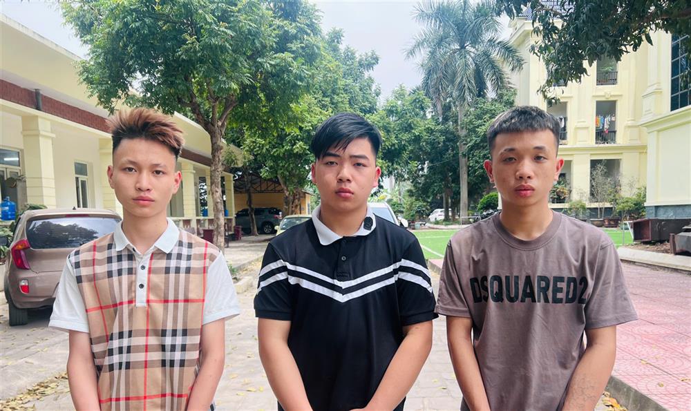 3 đối tượng tại cơ quan Công an.