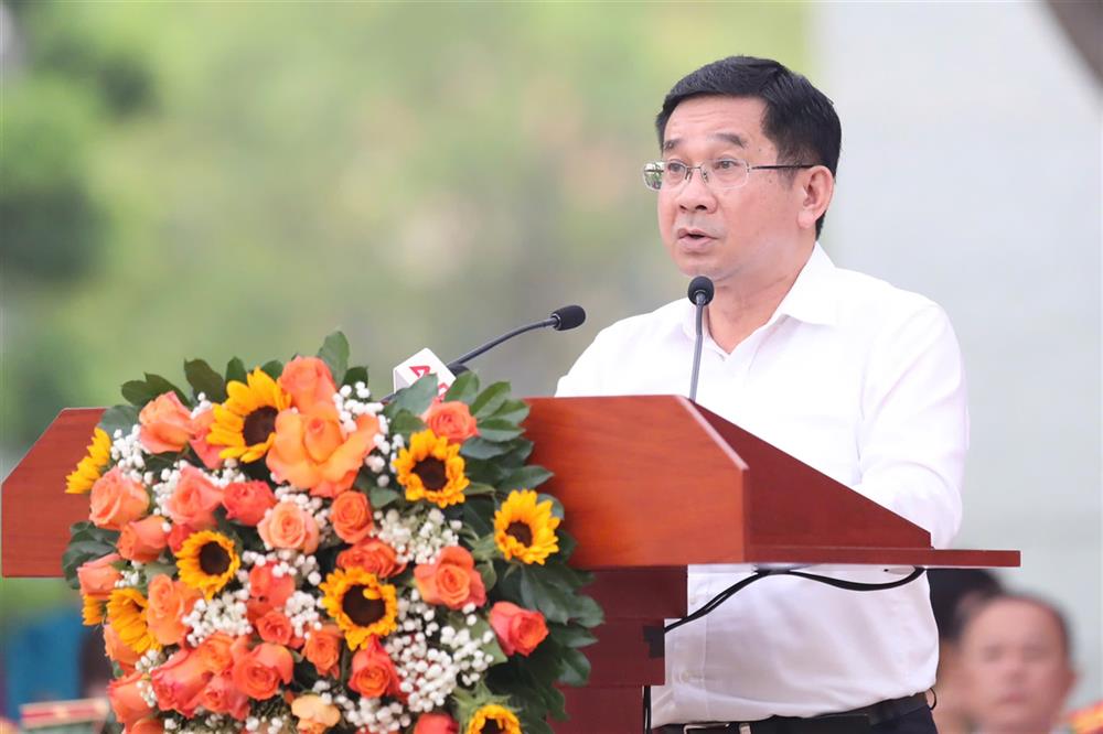 Đồng chí Dương Ngọc Hải, Phó Chủ tịch Thường trực Ủy ban nhân dân TP. Hồ Chí Minh phát biểu chỉ đạo tại Lễ ra quân.
