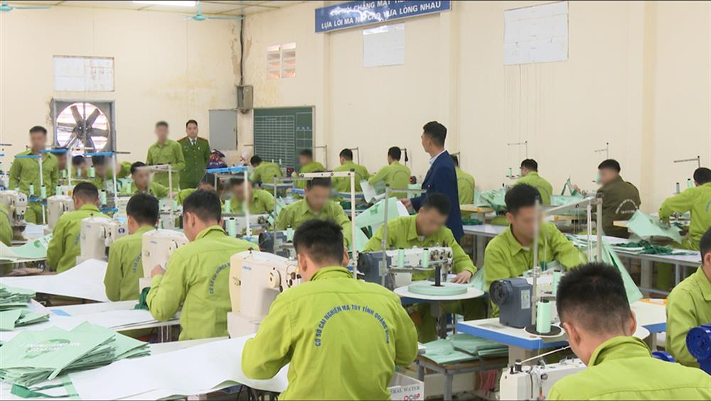 Cơ sở cai nghiện ma túy tỉnh tích cực triển khai đào tạo nghề cho học viên.