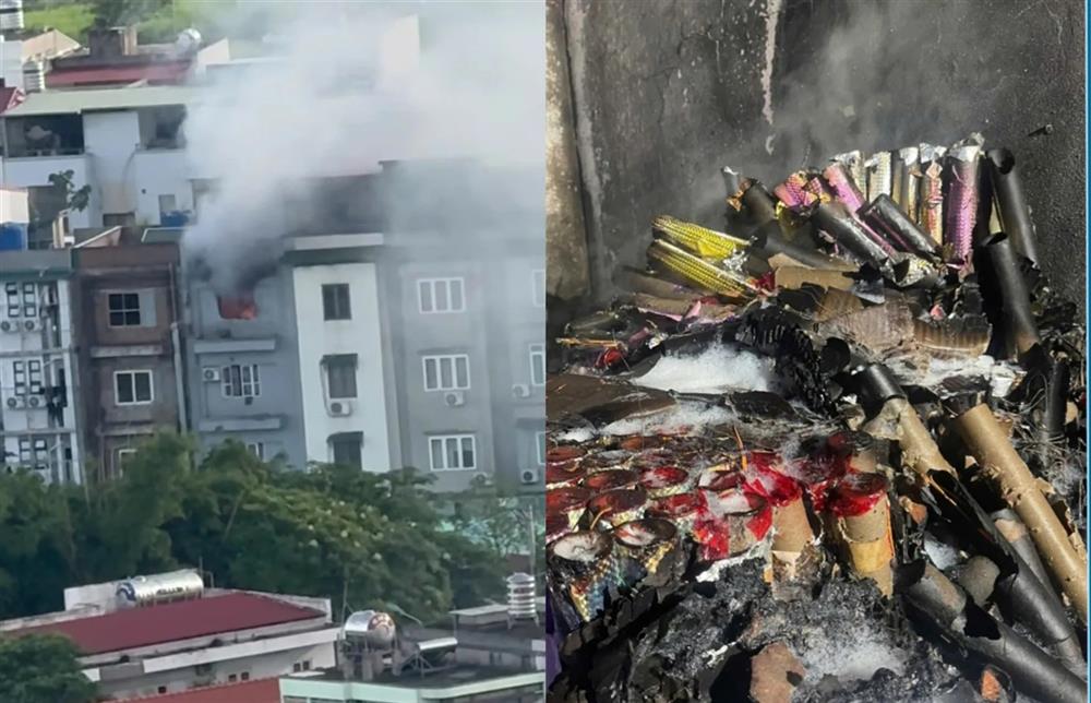 Hiện trường vụ nổ.