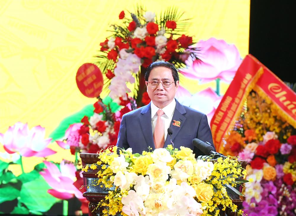 Thủ tướng Chính phủ Phạm Minh Chính phát biểu tại Lễ kỷ niệm.
