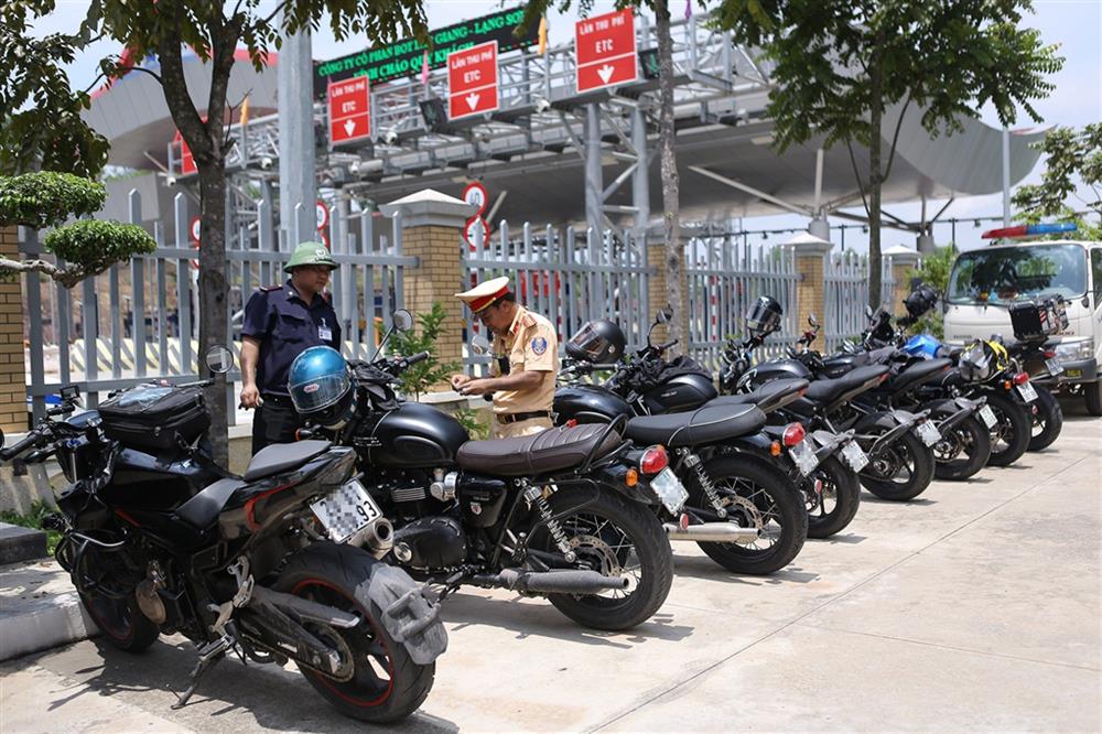 Số phương tiện bị Tổ công tác thu giữ.