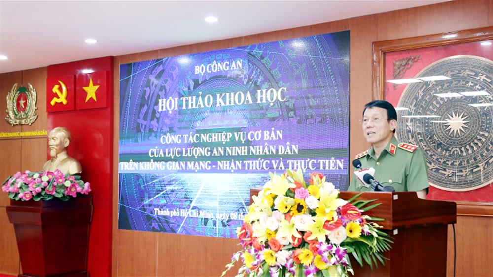 Thứ trưởng Lương Tam Quang phát biểu tổng kết Hội thảo.