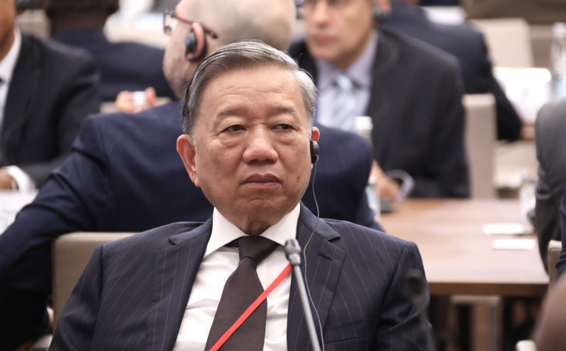 Đại tướng Tô Lâm tham dự Hội nghị quốc tế lần thứ XI Lãnh đạo cấp cao phụ trách an ninh.