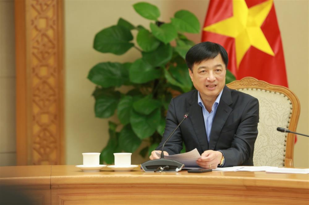 Thứ trưởng Nguyễn Duy Ngọc phát biểu tại buổi làm việc.