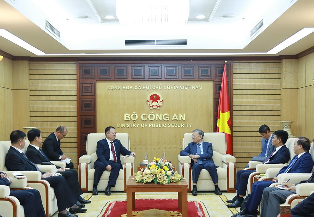 Toàn cảnh buổi tiếp.