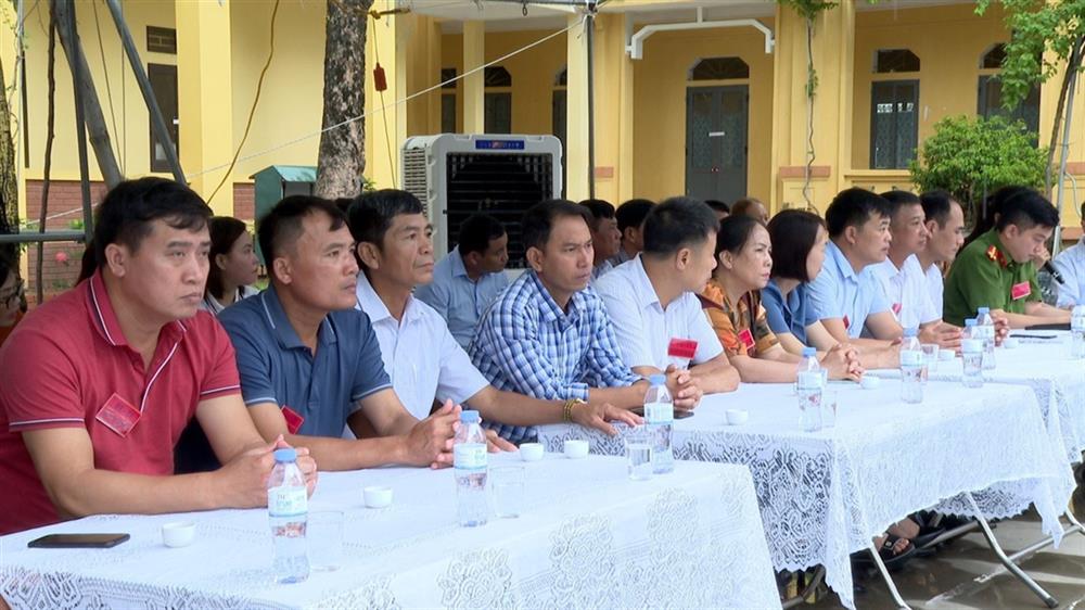 Các đại biểu tham gia diễn tập.