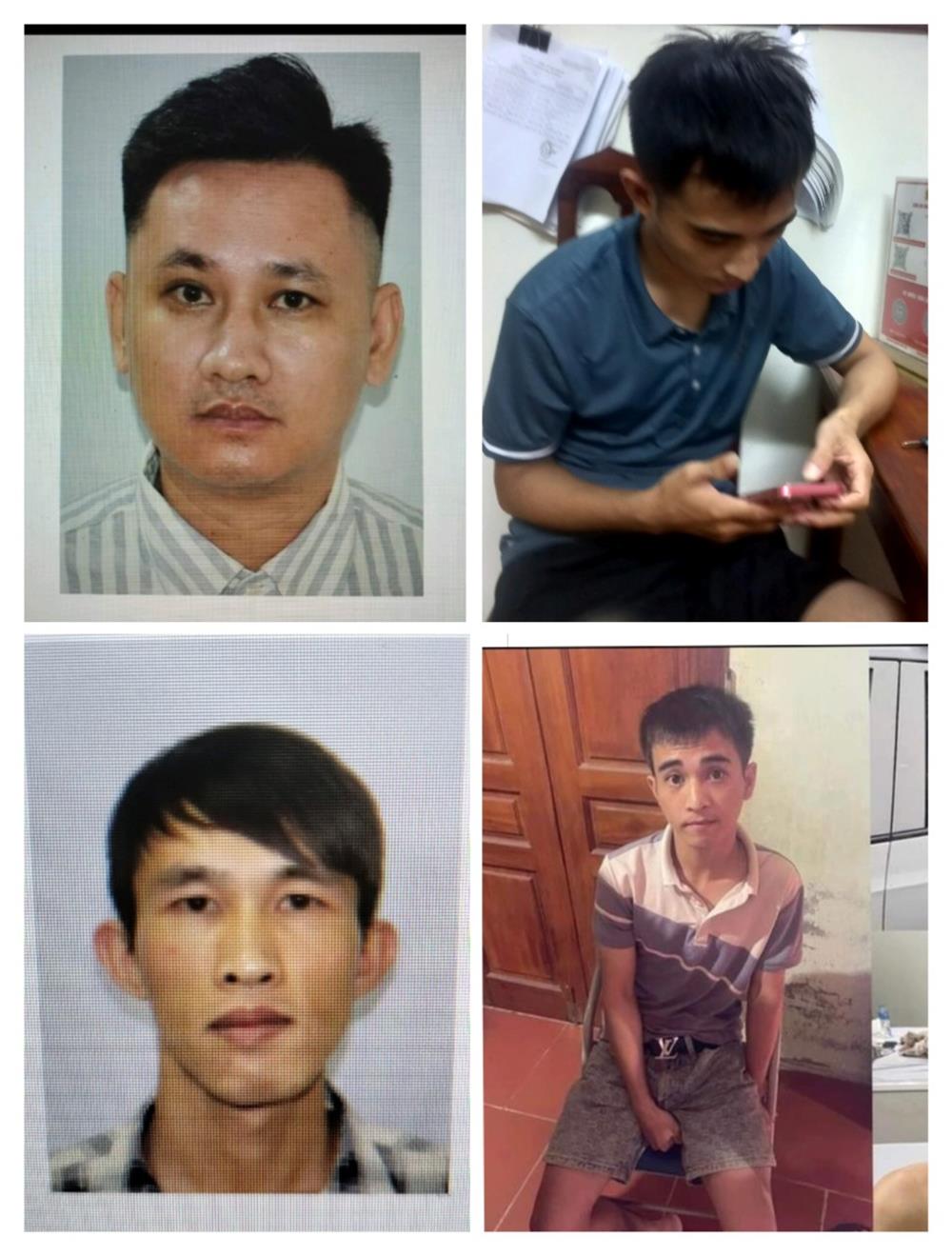 04 đối tượng là thủ phạm gây ra các vụ đập kính xe ô tô trộm cắp tài sản.