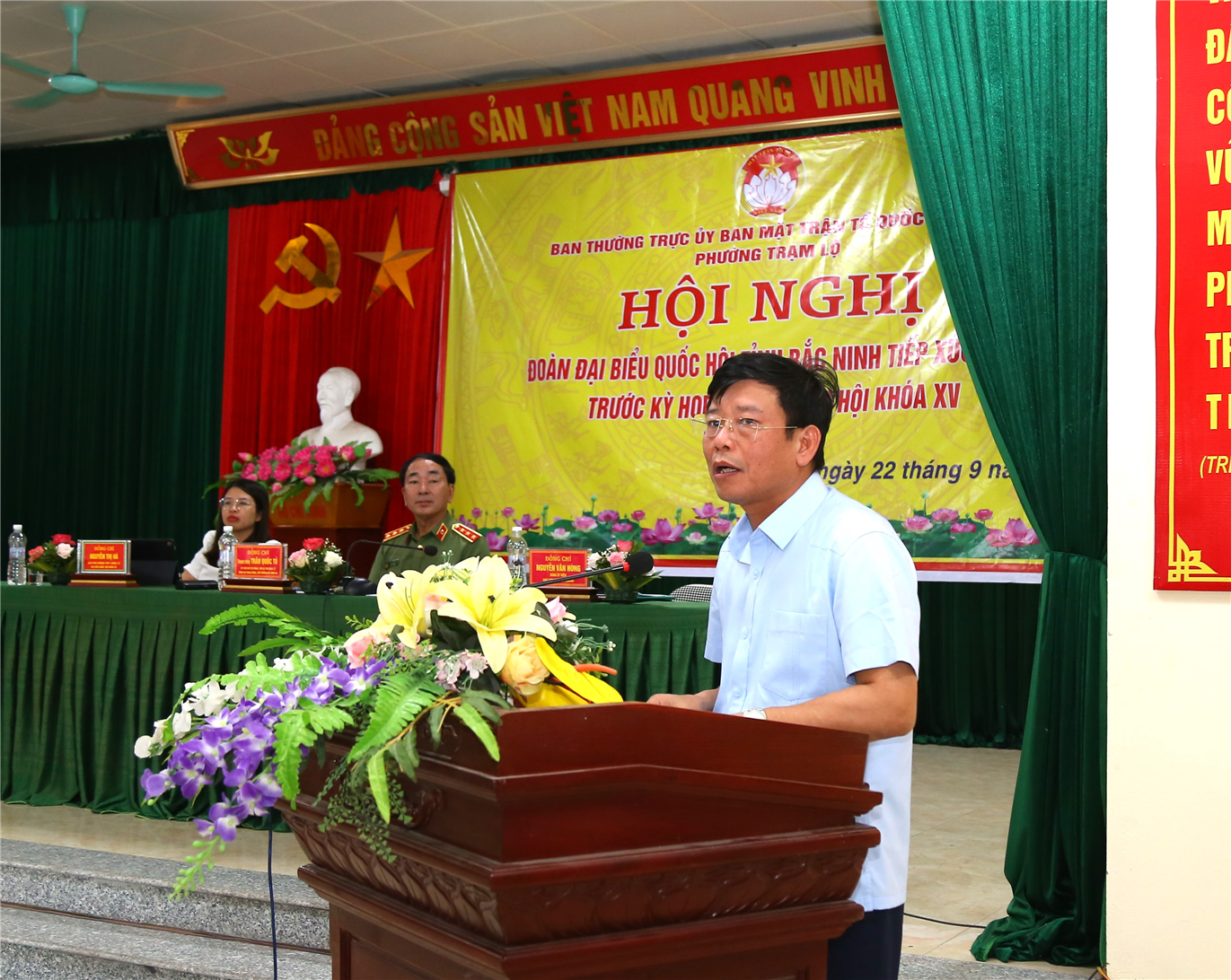 Phó Chủ tịch UBND tỉnh Ngô Tân Phượng phát biểu tại Hội nghị.