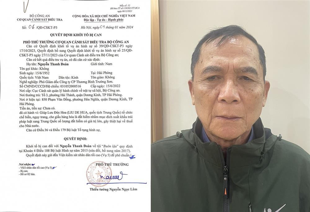 Bị can Nguyễn Thanh Đoàn