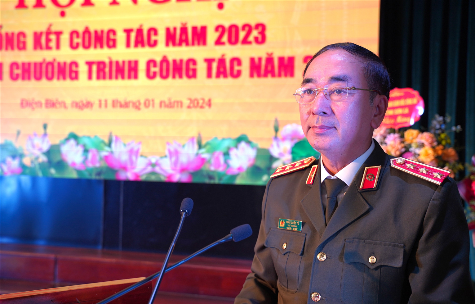 Thứ trưởng Trần Quốc Tỏ phát biểu chỉ đạo tại Hội nghị.