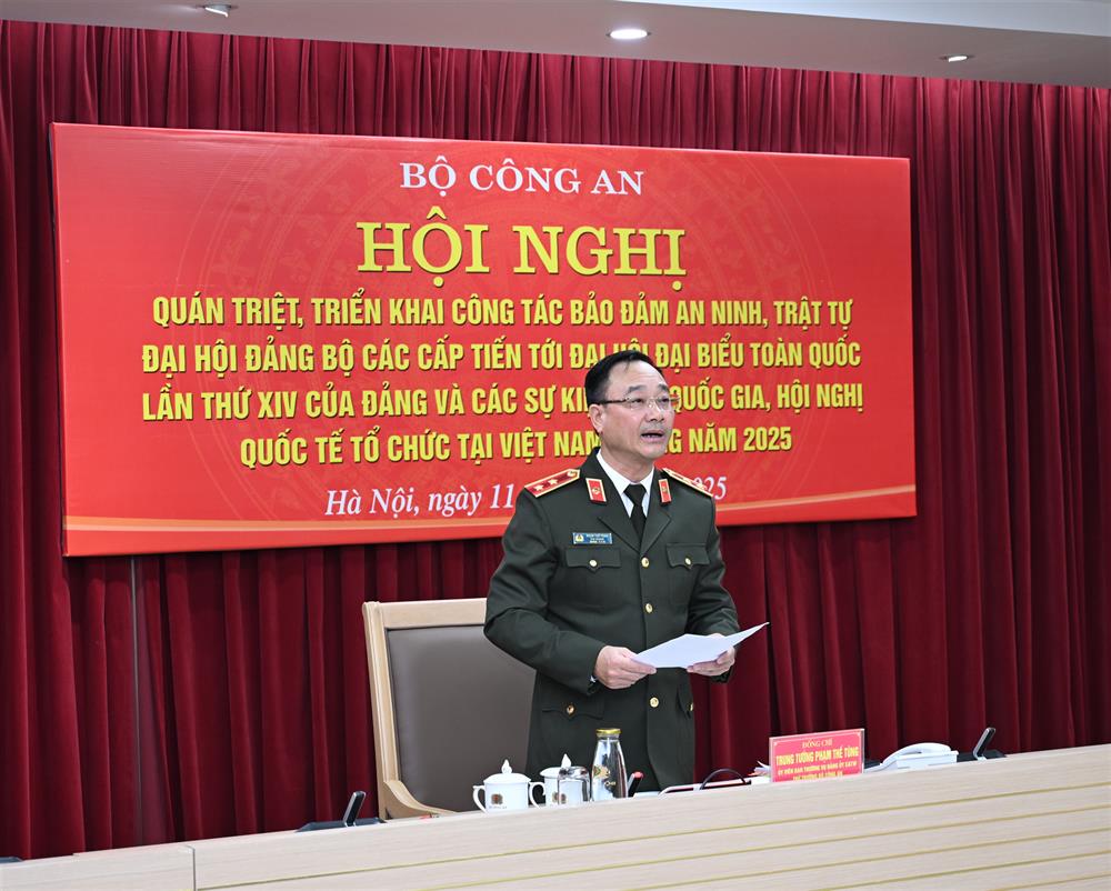 Thứ trưởng Phạm Thế Tùng kết luận Hội nghị.