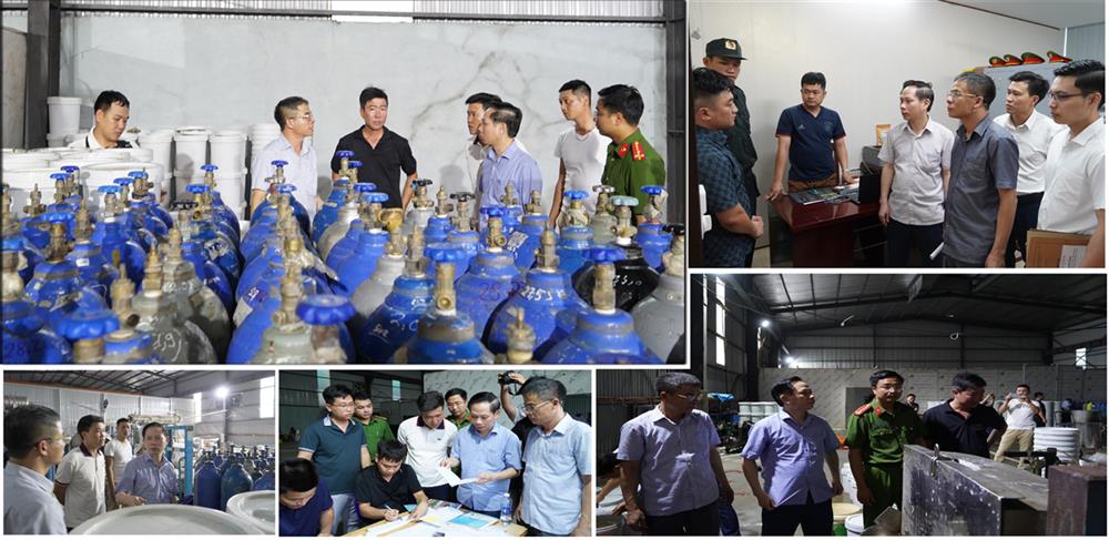 Đồng chí Phó Giám đốc Công an tỉnh chỉ đạo công tác đấu tranh phá án.