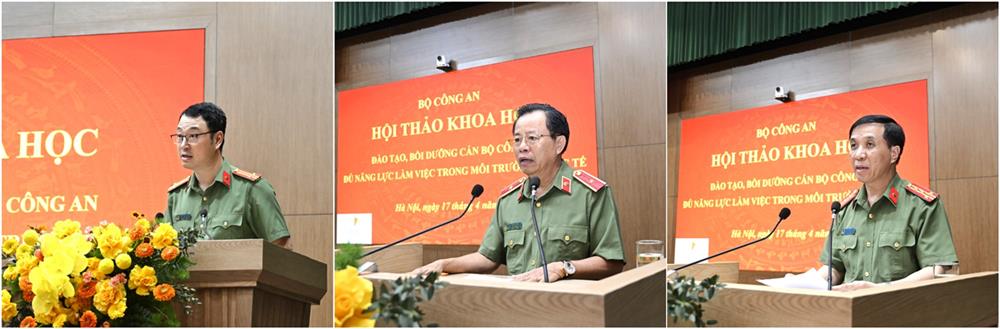 Các đại biểu tham luận tại Hội thảo.