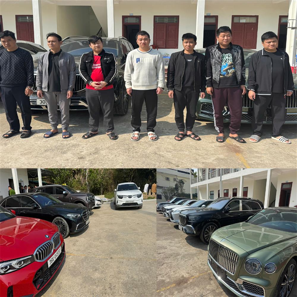 Các đối tượng trong đường dây lừa đảo chiếm đoạt tài sản và rửa tiền bằng hình thức đầu tư chứng khoán bị bắt giữ cùng tang vật thu được.