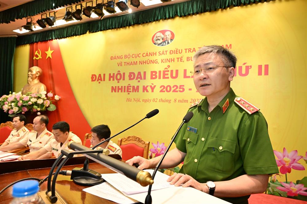 Thứ trưởng Nguyễn Ngọc Lâm phát biểu tại Đại hội.