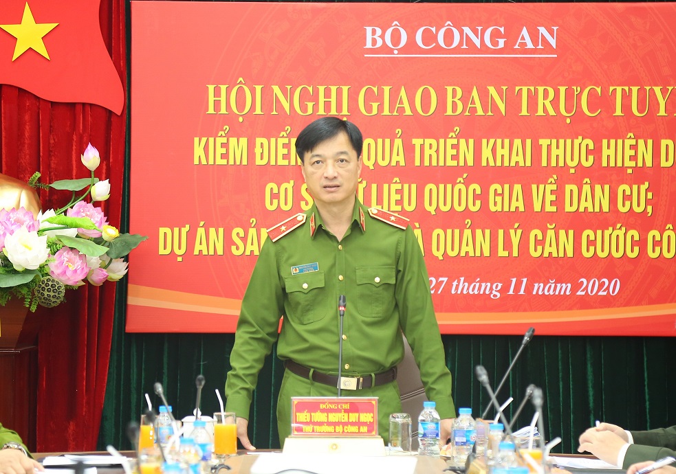 Thứ trưởng Nguyễn Duy Ngọc phát biểu tại Hội nghị.